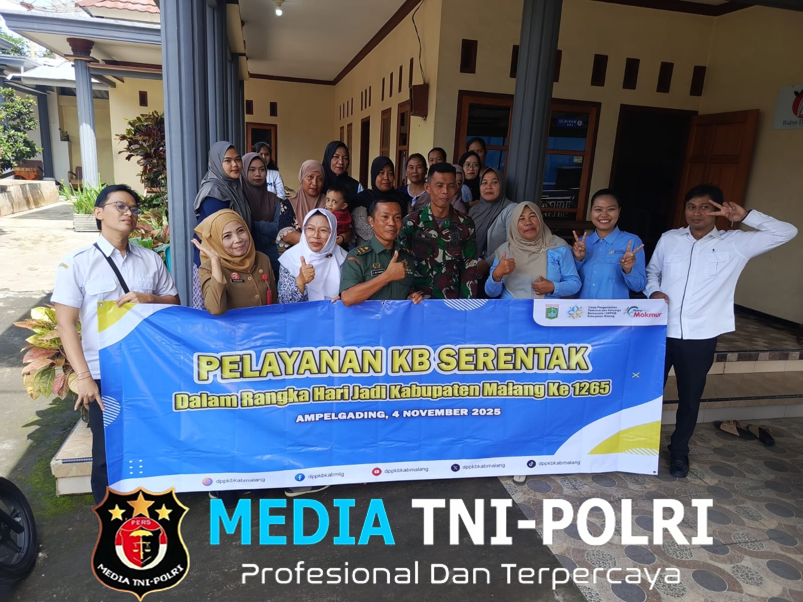 Sinergi Kodim-PPKB Pelayanan KB Jangka Panjang Gratis untuk Warga Tirtomarto