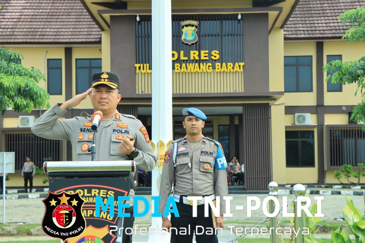 Pimpin Apel Kesiapan Tanggap Darurat Bencana Hidrometeorologi, Kapolres Tulang Bawang Barat Kesiapsiagaan dan Kolaborasi Jadi Kunci Hadapi Bencana Alam