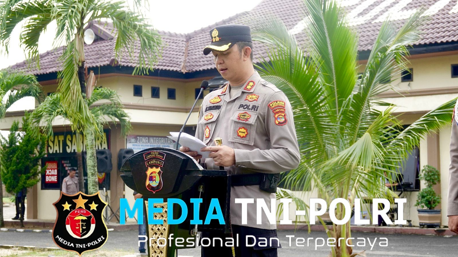 Apel Kesiapan Tanggap Darurat Polres Lampung Tengah Wujud Sinergi Dalam Menghadapi Potensi Bencana