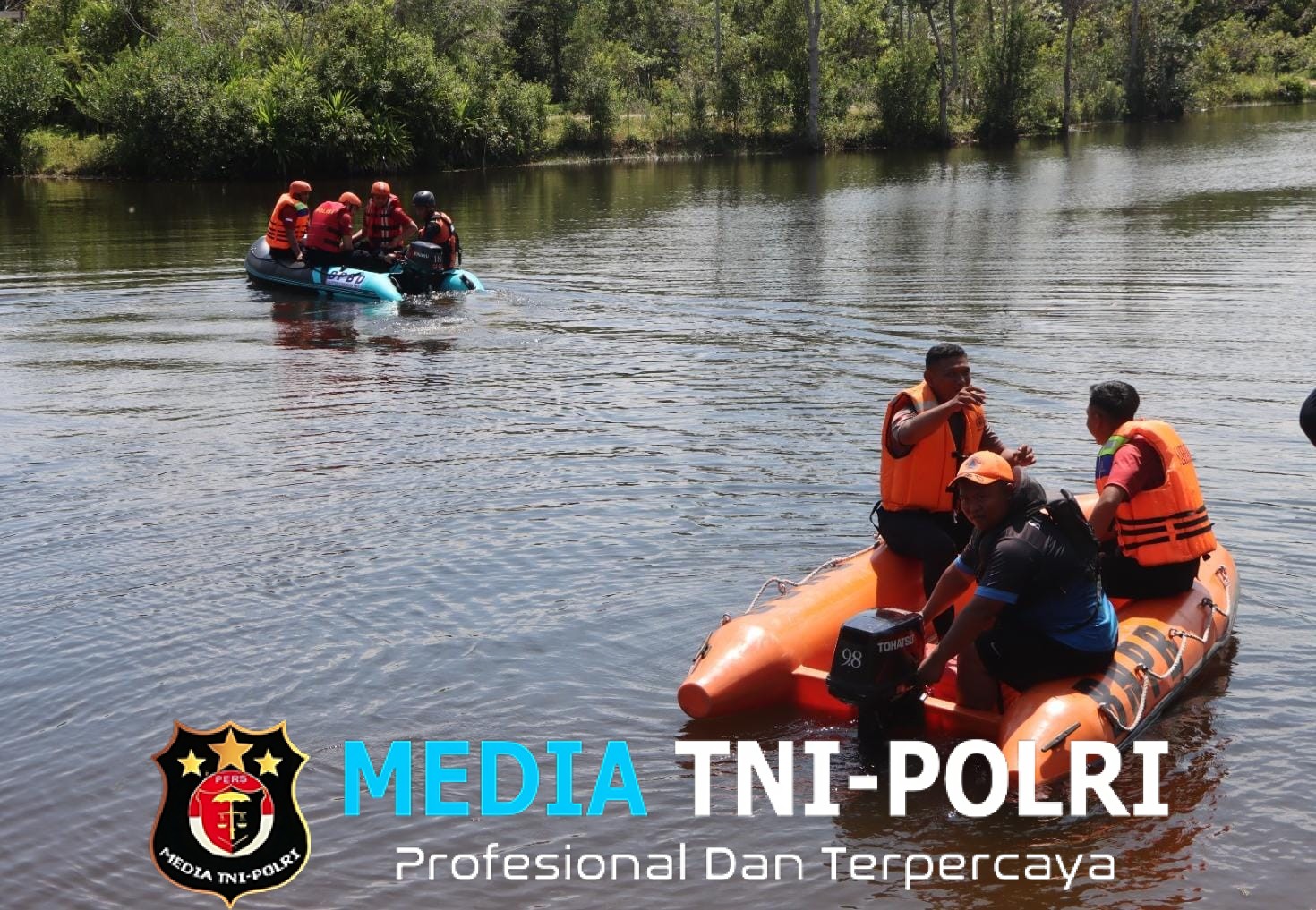 Polres Kotim Bersinergi Bersama BPBD Lakukan Simulasi Penanggulangan Korban Bencana