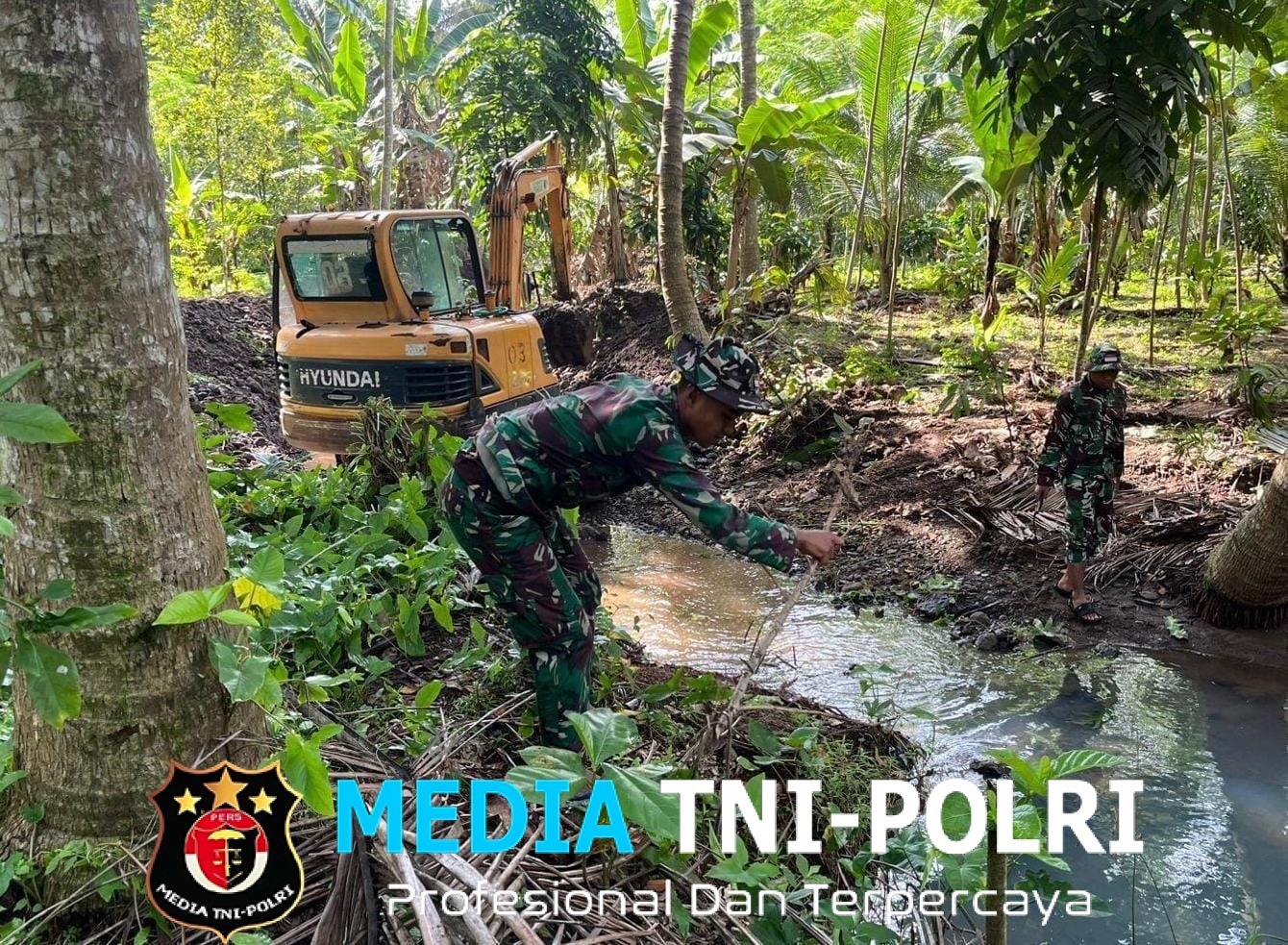 Satgas TMMD ke-126 Kodim 0818 Malang-Batu Genjot Normalisasi Irigasi di Lebaksari, Wujudkan Pertanian Lancar dan Desa Bebas Banjir