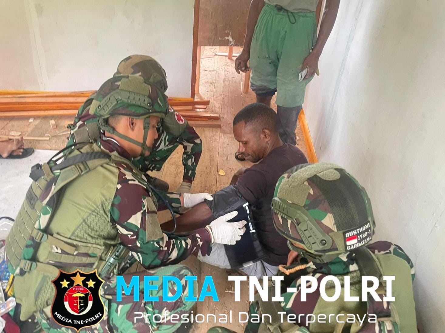 Sehat Bersama, Satgas Yonif 521/DY Laksanakan Sosialisasi Kesehatan