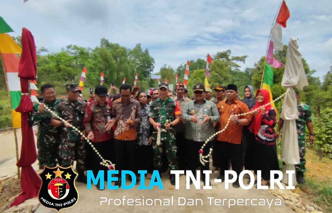 Jalan Sepanjang 1.480 Meter Hasil TMMD Kodim Wonogiri Kini Dapat Dilalui