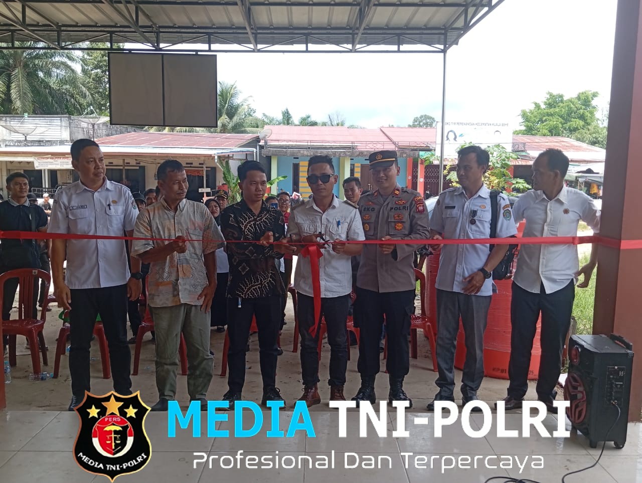 Kapolsek Kuala Behe Hadiri Launching BUMDes KARYA USAHA JAYA Desa Kuala Behe