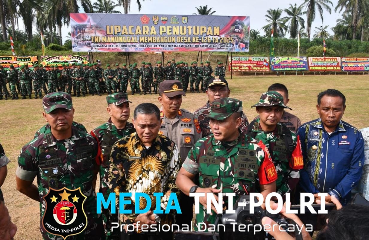 Pangdam I/BB Tutup TMMD ke-126 TA 2025 Kodim 0204/DS di Serdang Bedagai