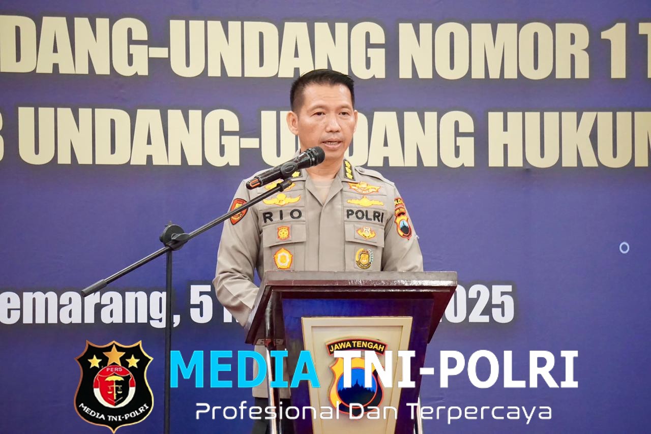 Sosialisasi KUHP Baru, Polda Jateng Dorong Upaya Restoratif Justice dalam Penegakan Hukum yang Berkeadilan