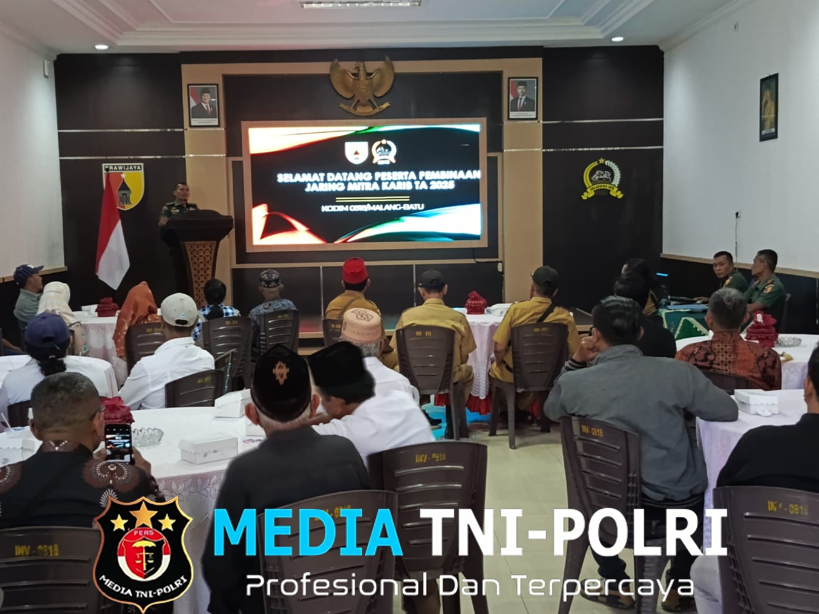 Perkuat Sinergi Kewilayahan, Kodim 0818/Malang-Batu Gelar Pembinaan Jaring Mitra Karib TA 2025