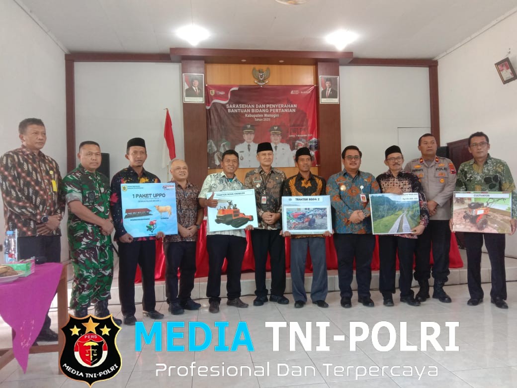 Polres Wonogiri Dukung Program Swasembada Pangan, Hadiri Penyerahan Bantuan Pertanian Rp23 Miliar di Eromoko