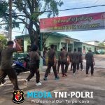 Guna Menjaga Kebugaran Prajurit, Kodim 1015/Sampit Gelar Olahraga Bersama