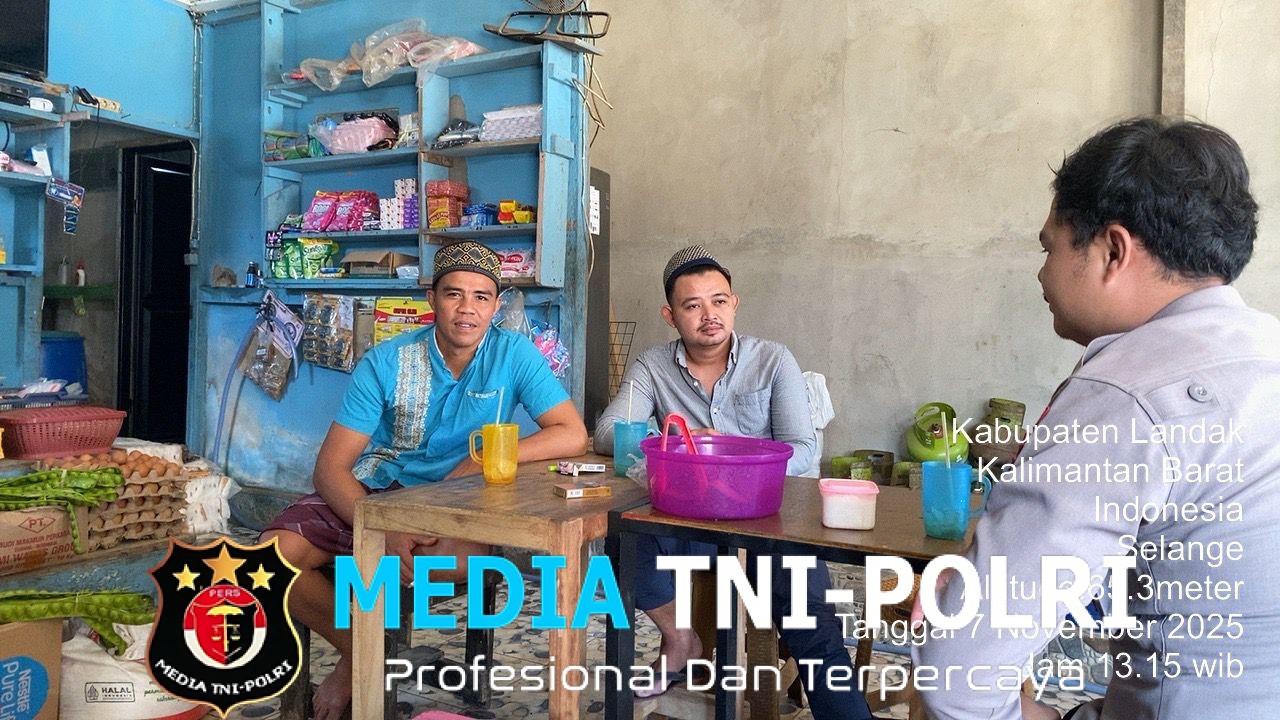 Patroli Siang, Polsek Meranti Sambangi Warga dan Imbau Tingkatkan Kewaspadaan