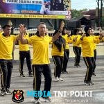 Senam Dan Olah Raga Bersama PNPP Polres Kotim
