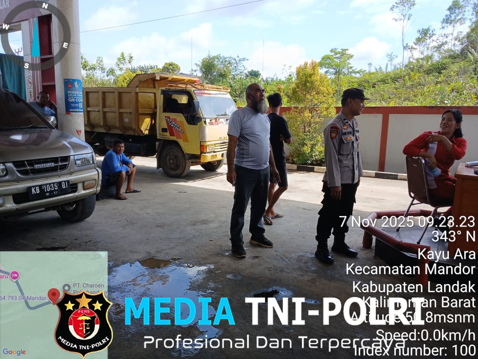 Tingkatkan Kewaspadaan, Polisi Berikan Himbauan Langsung kepada Karyawan SPBU