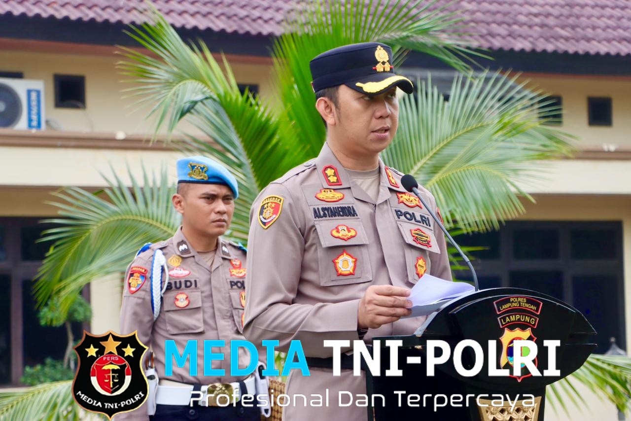 Rotasi Jabatan, Kapolres Lampung Tengah Pimpin Upacara Sertijab Kabag Ren, Kasat Narkoba, Kapolsek Seputih Mataram dan Pelantikan Kapolsek Way Pengubuan