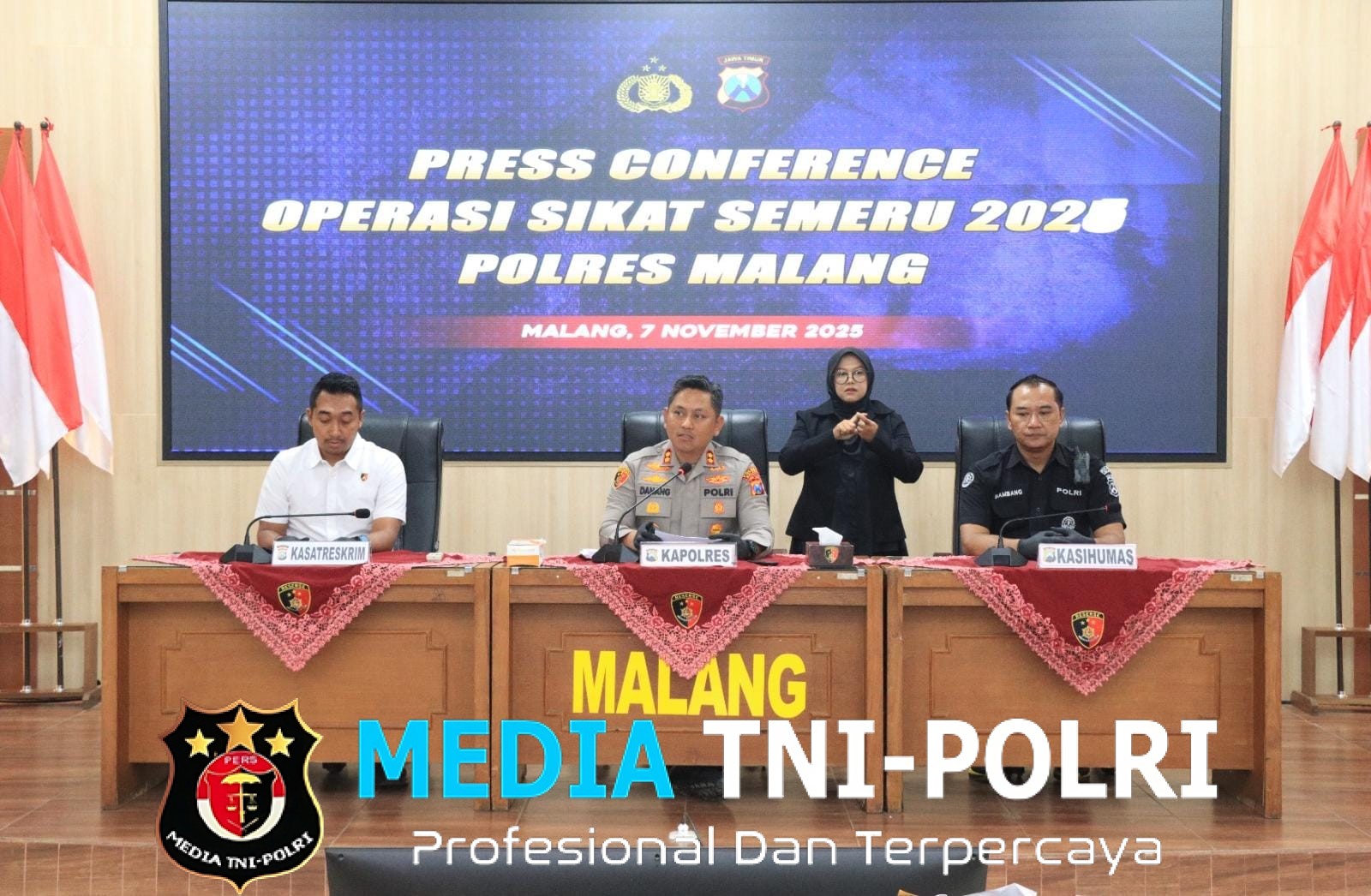 Operasi Sikat Semeru 2025, Polres Malang Ungkap 186 Kasus dan Amankan 54 Tersangka