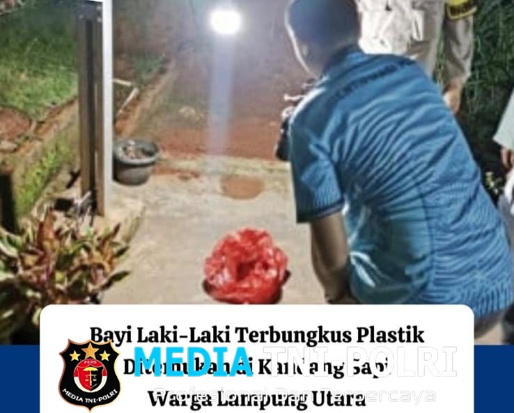 Polisi Selidiki Penemuan Bayi Tanpa Busana di Desa Bojong Barat, Lampung Utara