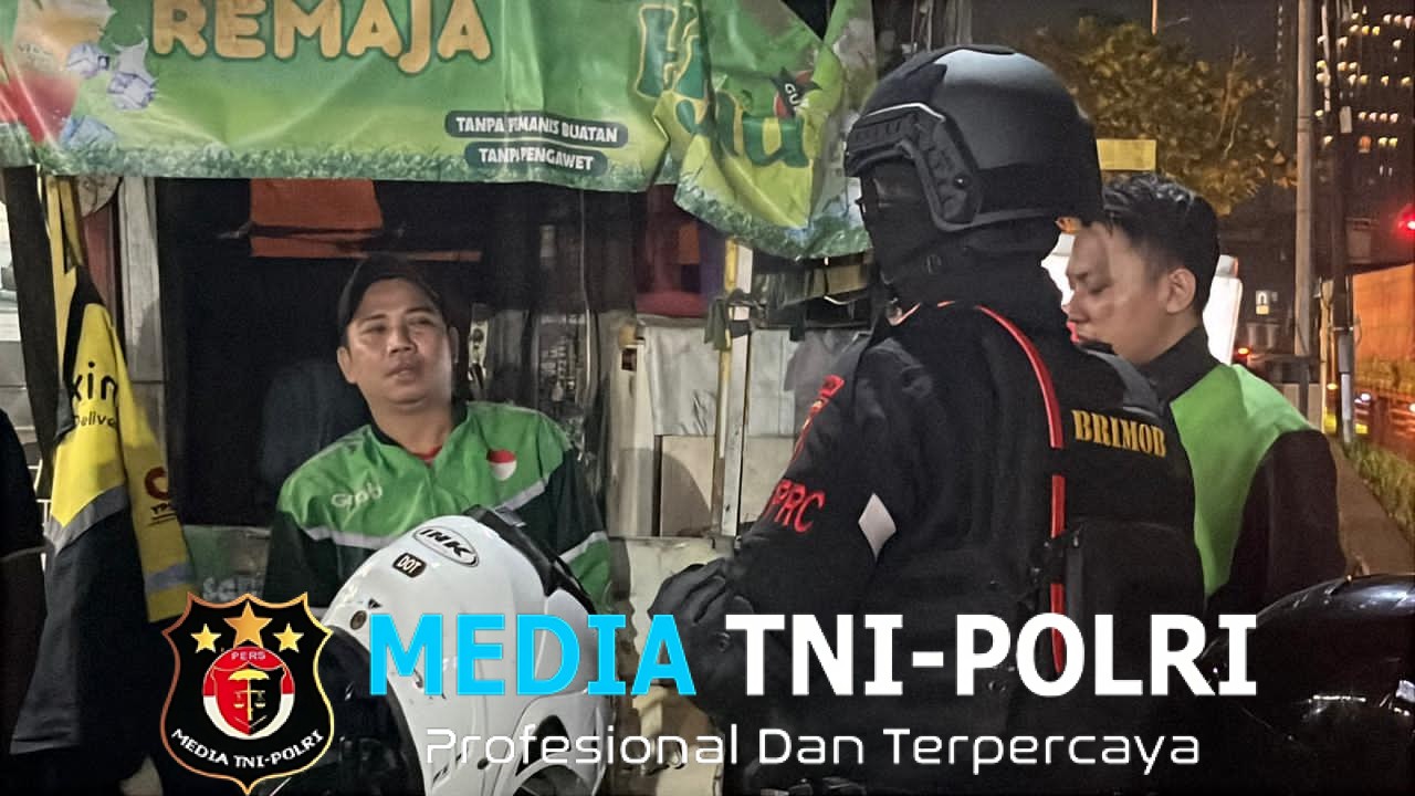 Brimob Batalyon D Pelopor Gelar Patroli Rayonisasi di Kabupaten Bekasi, Antisipasi Tawuran, Balap Liar dan Kejahatan Malam