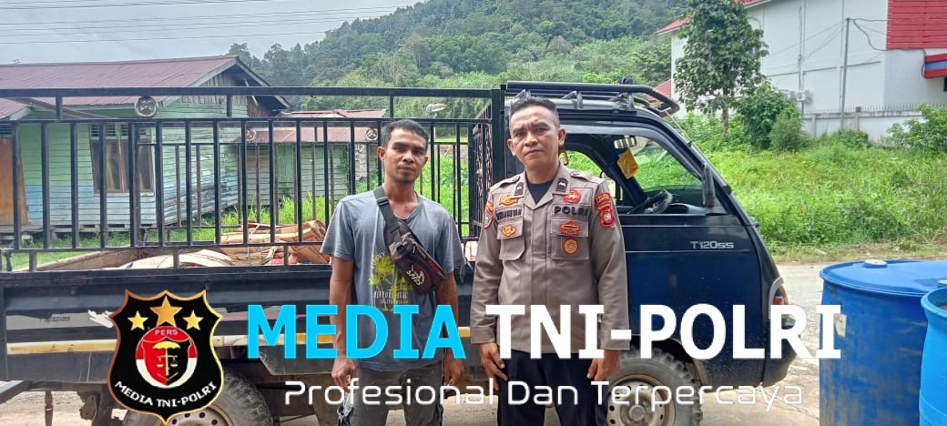 Cegah Kecelakaan! Kanit Binmas Sebangki Ingatkan Sopir untuk Selalu Waspada