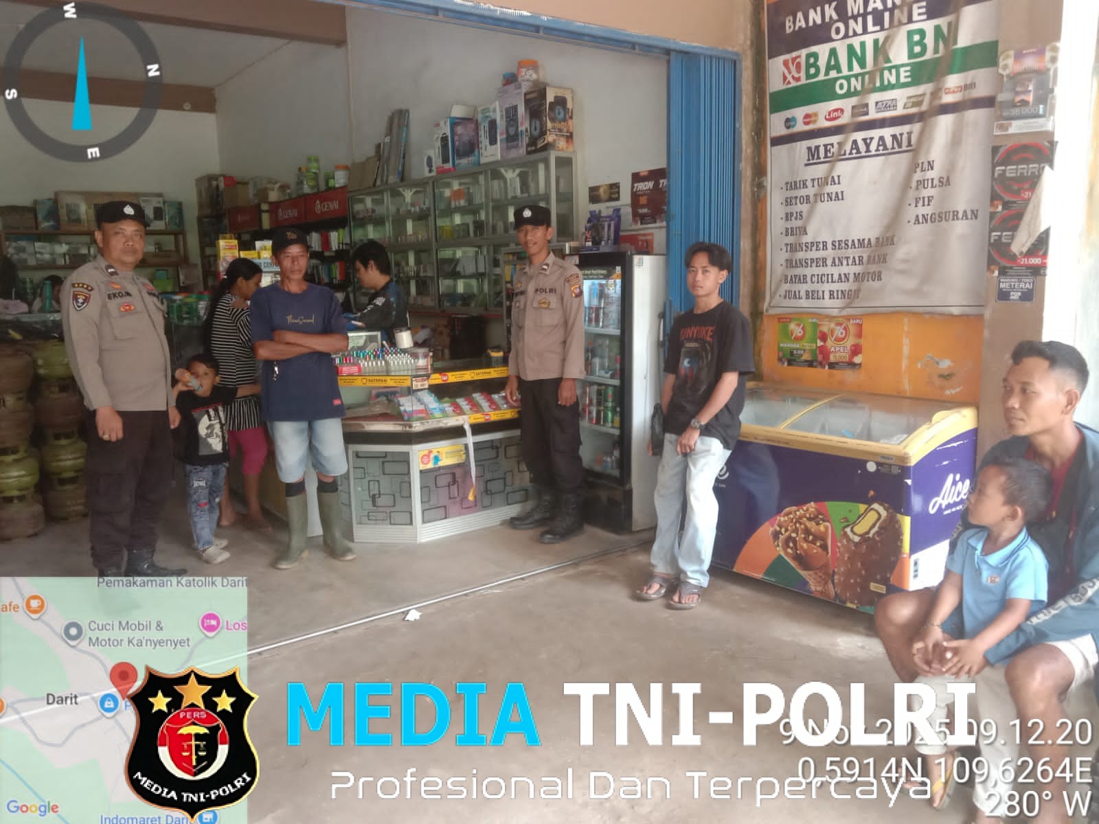 Rutin Pada Siang Hari Samapta Polsek Menyuke Laksanakan Patroli Siang Cegah Tindak Kriminalitas