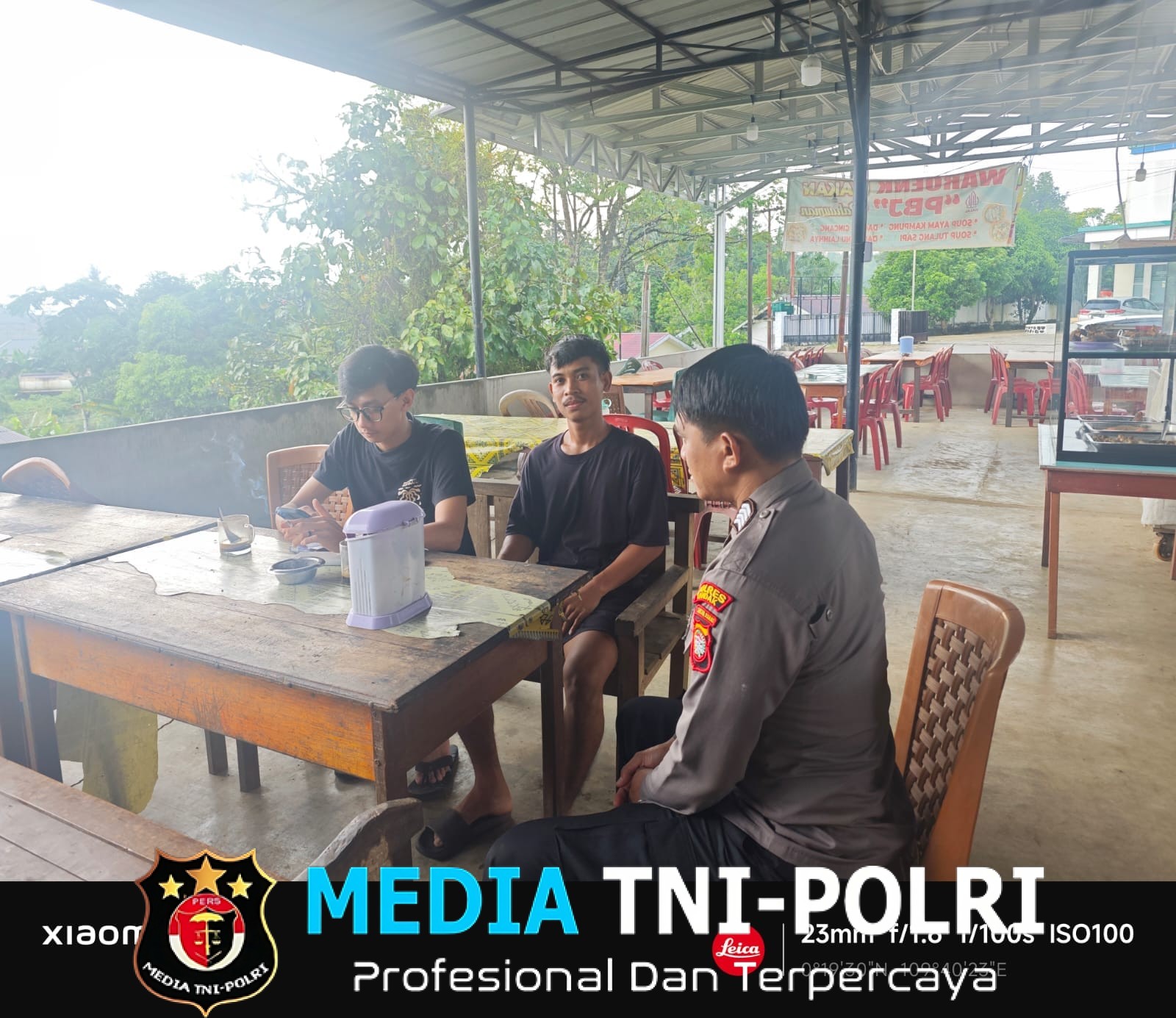 Wujud Kepedulian, Polisi Sapa Warga Saat Patroli Siang di Sengah Temila