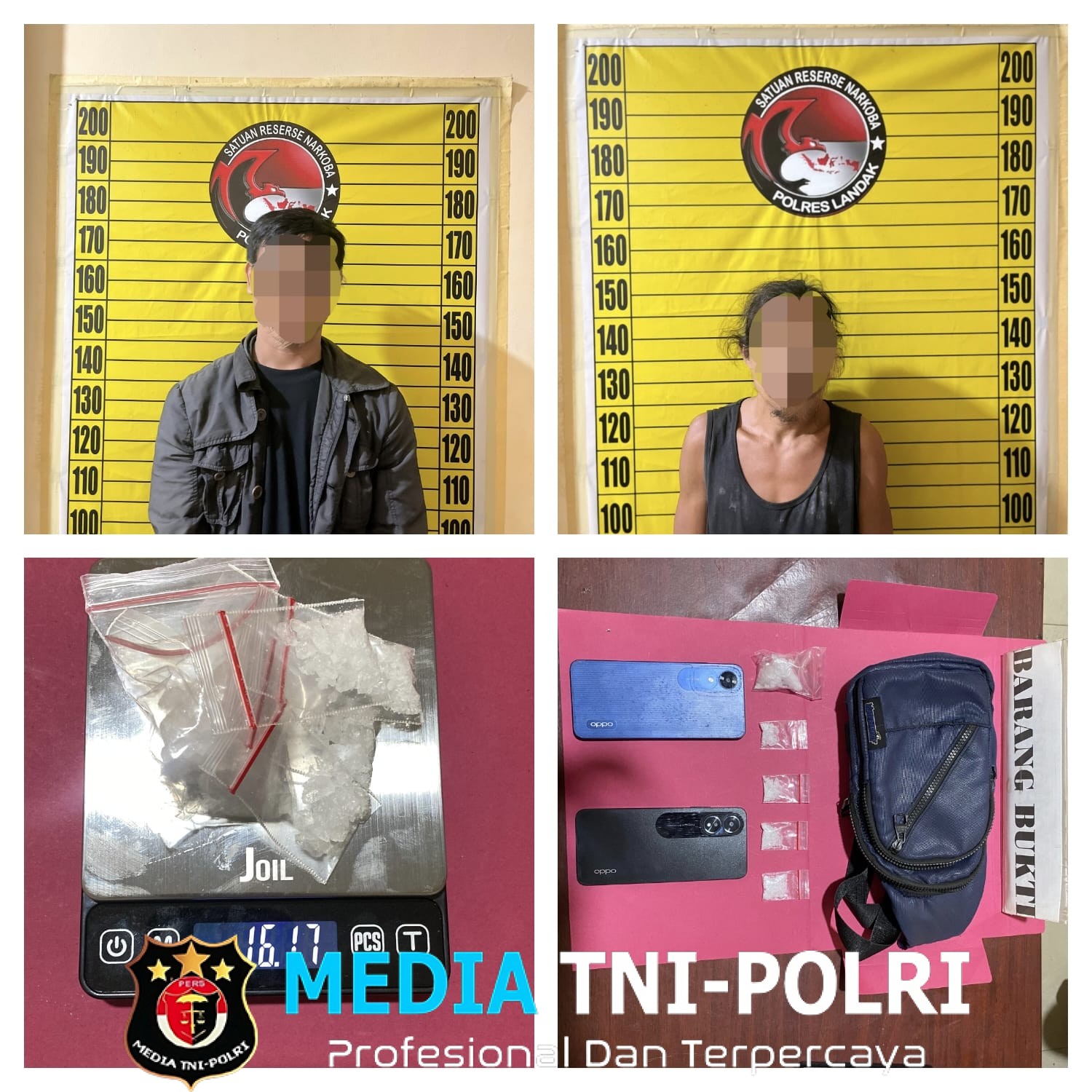 Gerak Cepat! Satresnarkoba Polres Landak Bekuk Pengedar Sabu di Desa Pawis Hilir