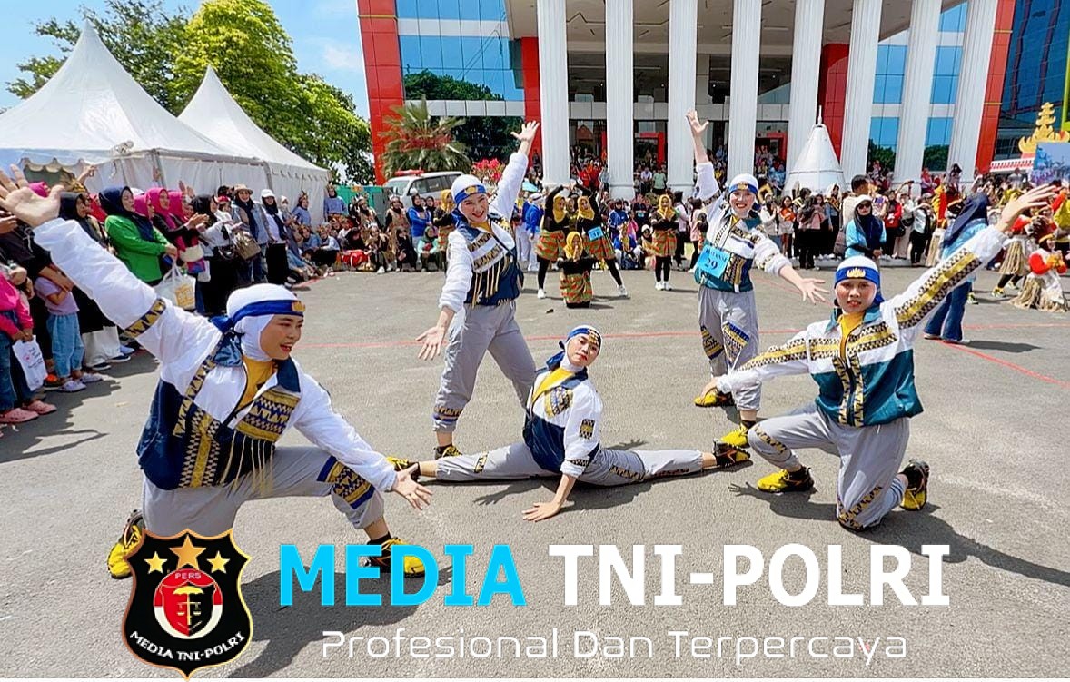 Polwan Polda Lampung Raih Juara Favorit di Lomba Senam Kreasi Tabola Bale