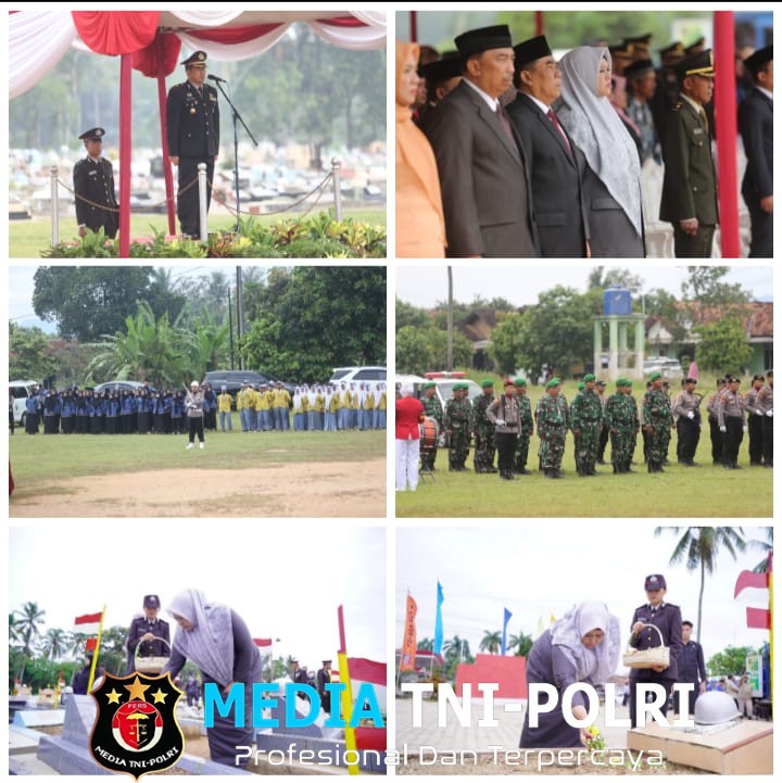 Upacara Peringatan Hari Pahlawan 2025 Tingkat Kabupaten Pringsewu Digelar Di TMP Purna Yudha Bhakti