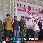 Satgas Yonif 700/Wyc Dukung Upacara Hari Pahlawan di Puncak, Kobarkan Semangat Nasionalisme di Tanah Papua