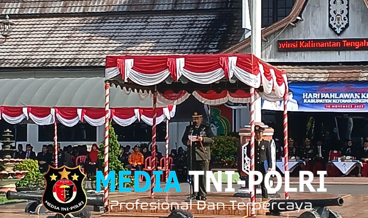 Komandan Kodim 1015/Sampit Pimpin Upacara Hari Pahlawan Tahun 2025