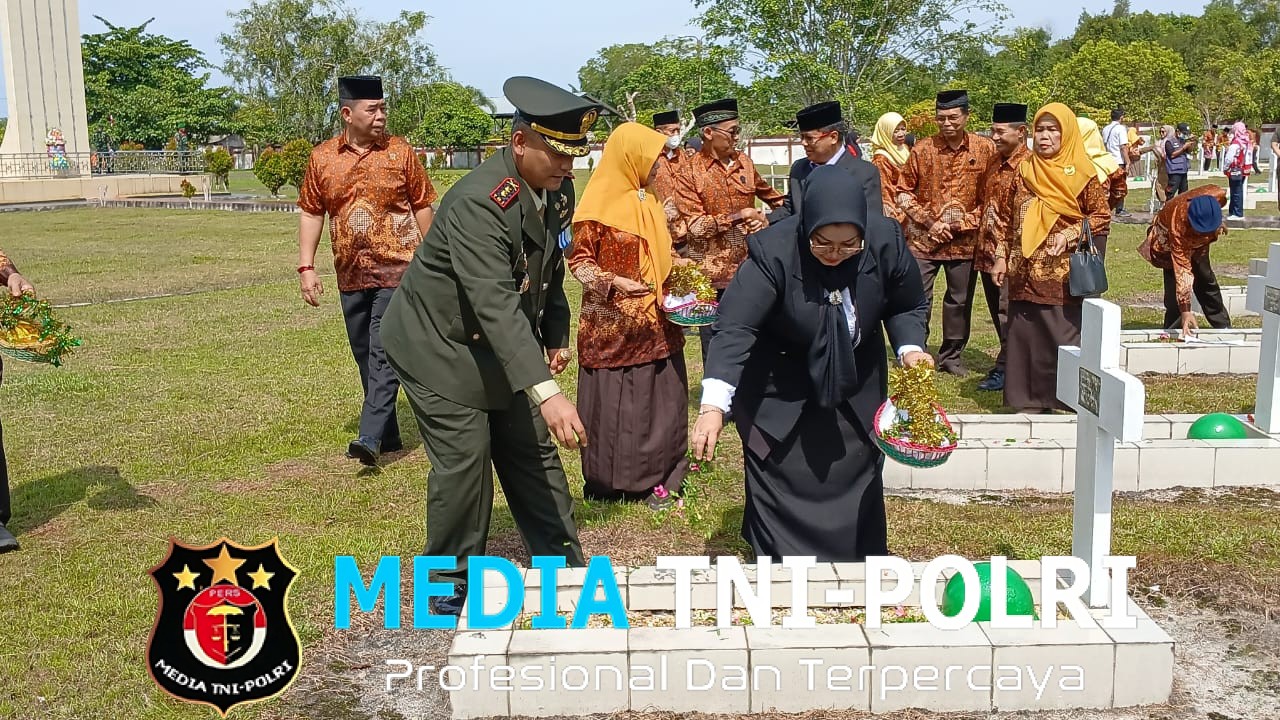 Dandim 1015/Sampit Pimpin Ziarah Nasional Hari Pahlawan Ke 80