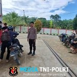 Patroli Obyek Vital, Polisi Berikan Himbauan Kepada Kepada Petugas SPBU dan Warga