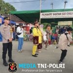 Polsek Ngabang Laksanakan Pengamanan Makan Saprahan Masal Dalam Rangka Tumpang Negeri Yang Ke – XXV