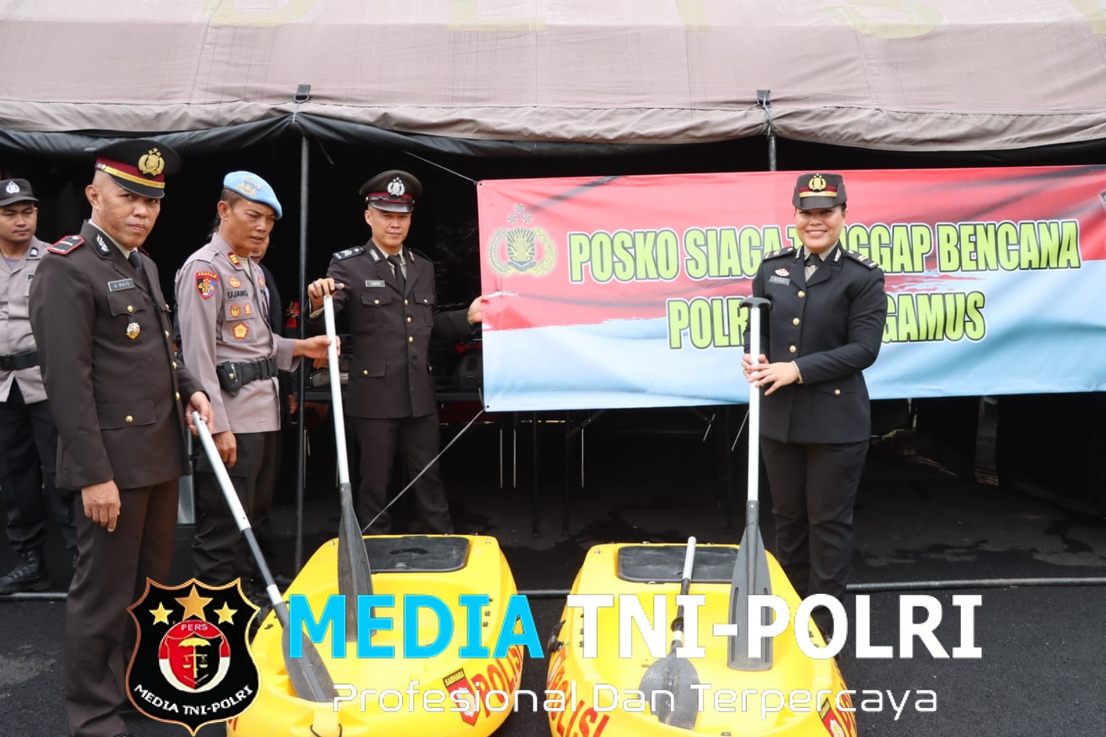 Polres Tanggamus Dirikan Posko Siaga Bencana