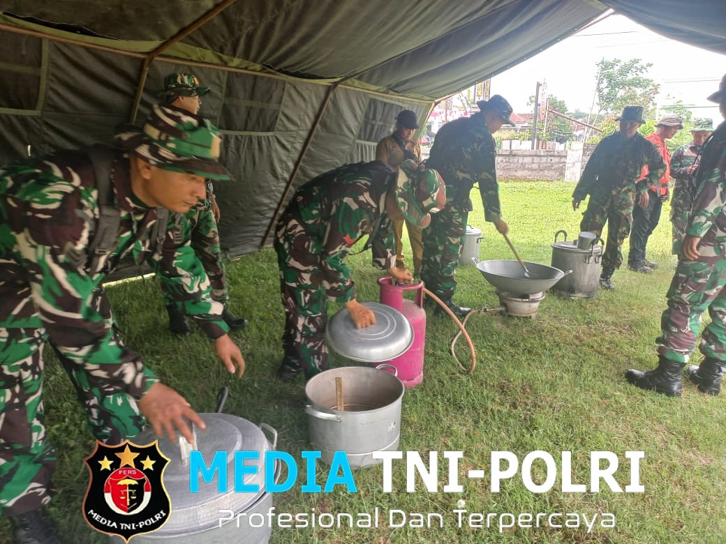 Perkuat Sinergi Hadapi Musim Hujan, Kodim 0724/Boyolali Gelar Latihan Penanggulangan Bencana di Wonosegoro