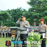 Kapolres Tulang Bawang Barat Pimpin Pelantikan Jabatan Kabagren dan Sertijab Kasatreskrim