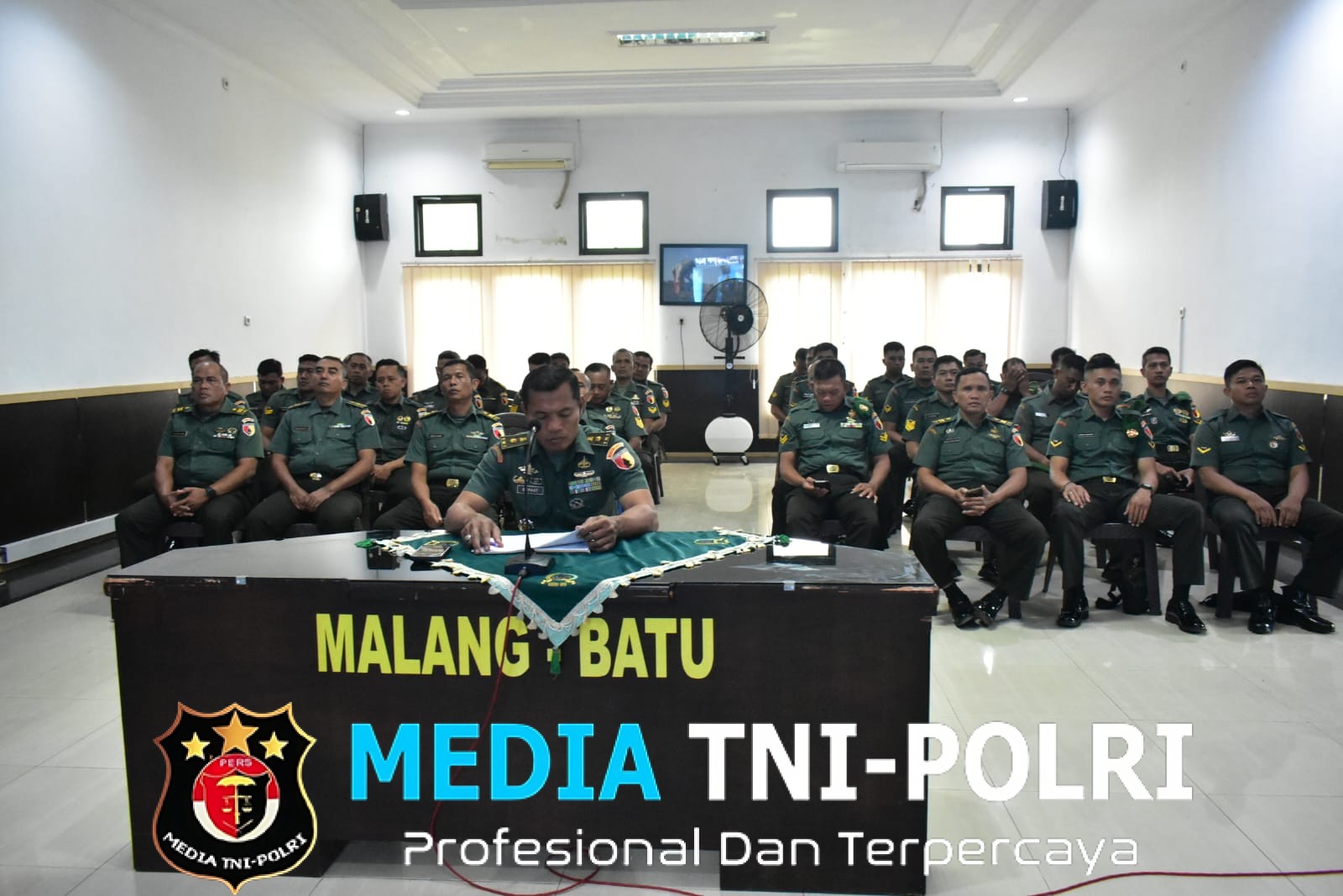 Tingkatkan Kesejahteraan Prajurit Kodim 0818/Malang-Batu Ikuti Sosialisasi KPR TWP secara Daring