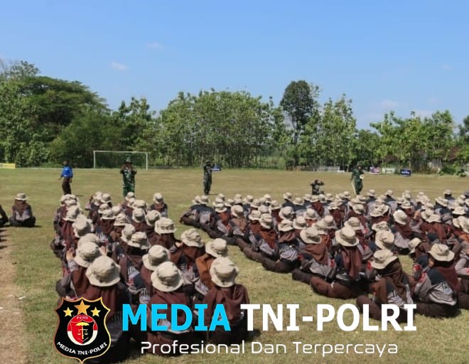 Bati Koramil Beri Pelatihan Korps Kadet, Bentuk Karakter Disiplin Siswa SMKN