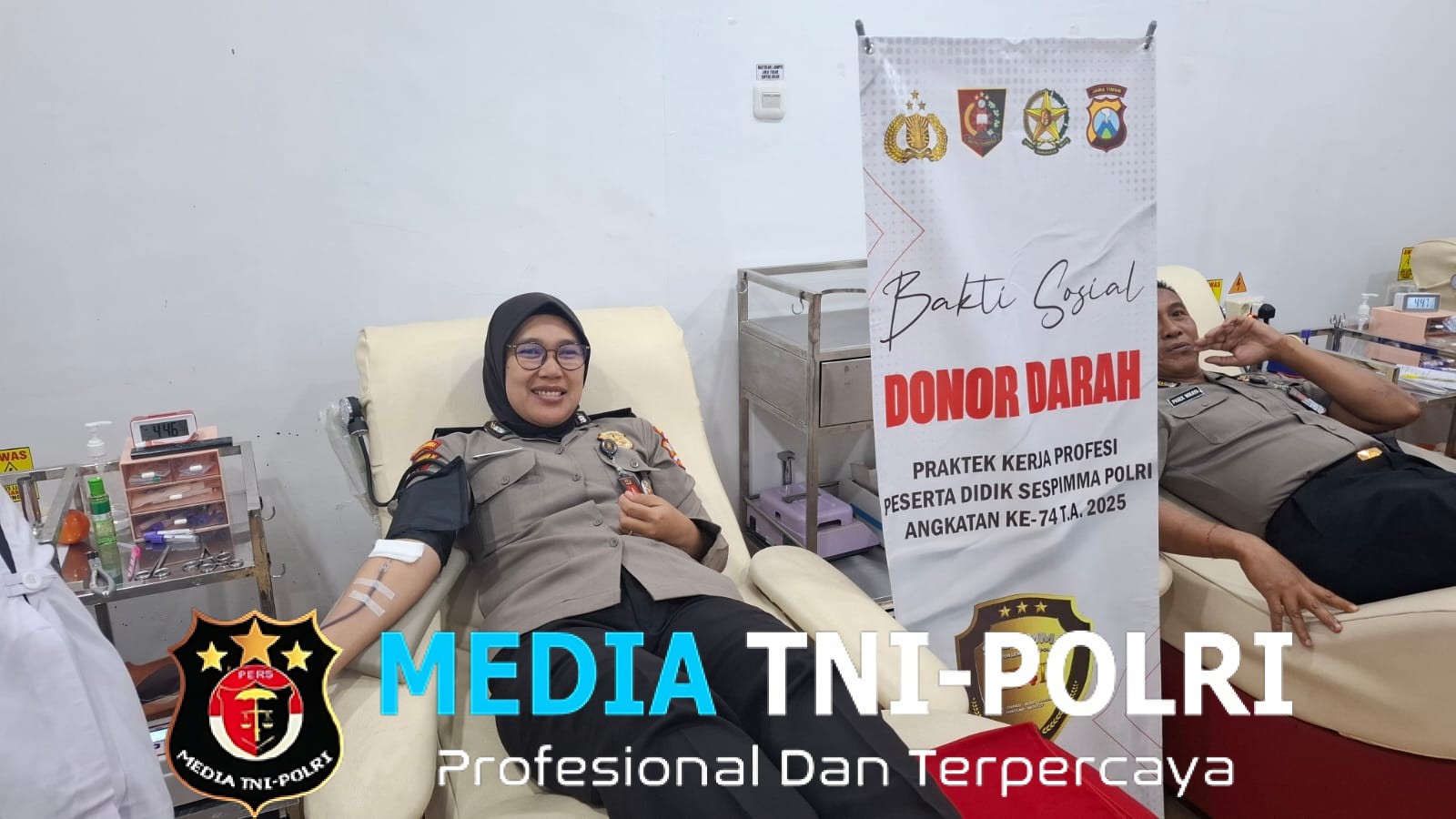 Serdik Sespimma Angkatan 74 Gelar Donor Darah di PMI Malang, Wujud Kepedulian untuk Sesama