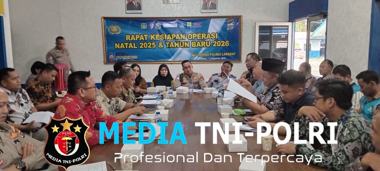 Forum Keselamatan Lalu Lintas dan Rapat Kesiapan Natal 2025 dan Tahun Baru 2026 Polres Langkat Berjalan Lancar dan Penuh Sinergi
