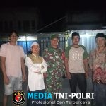 Komsos Malam Koramil 420-07/Sungai Manau, Perkuat Sinergi TNI dan Warga Dalam Ciptakan Lingkungan Aman