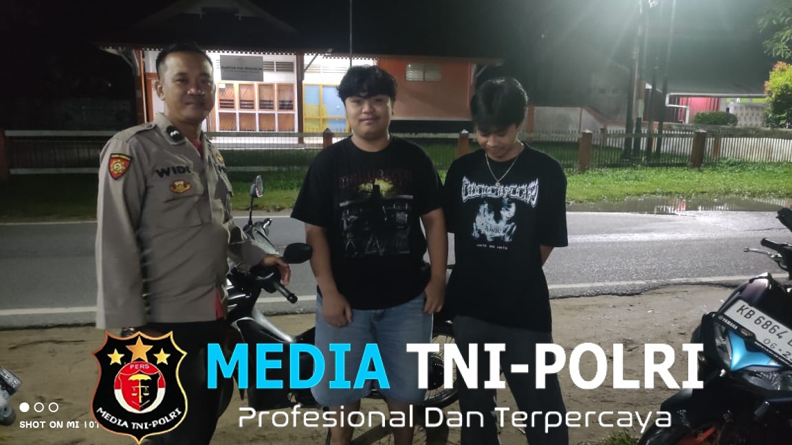 Polsek Menjalin Laksanakan Patroli Malam di ATM Guna Cegah Tindak Kriminalitas