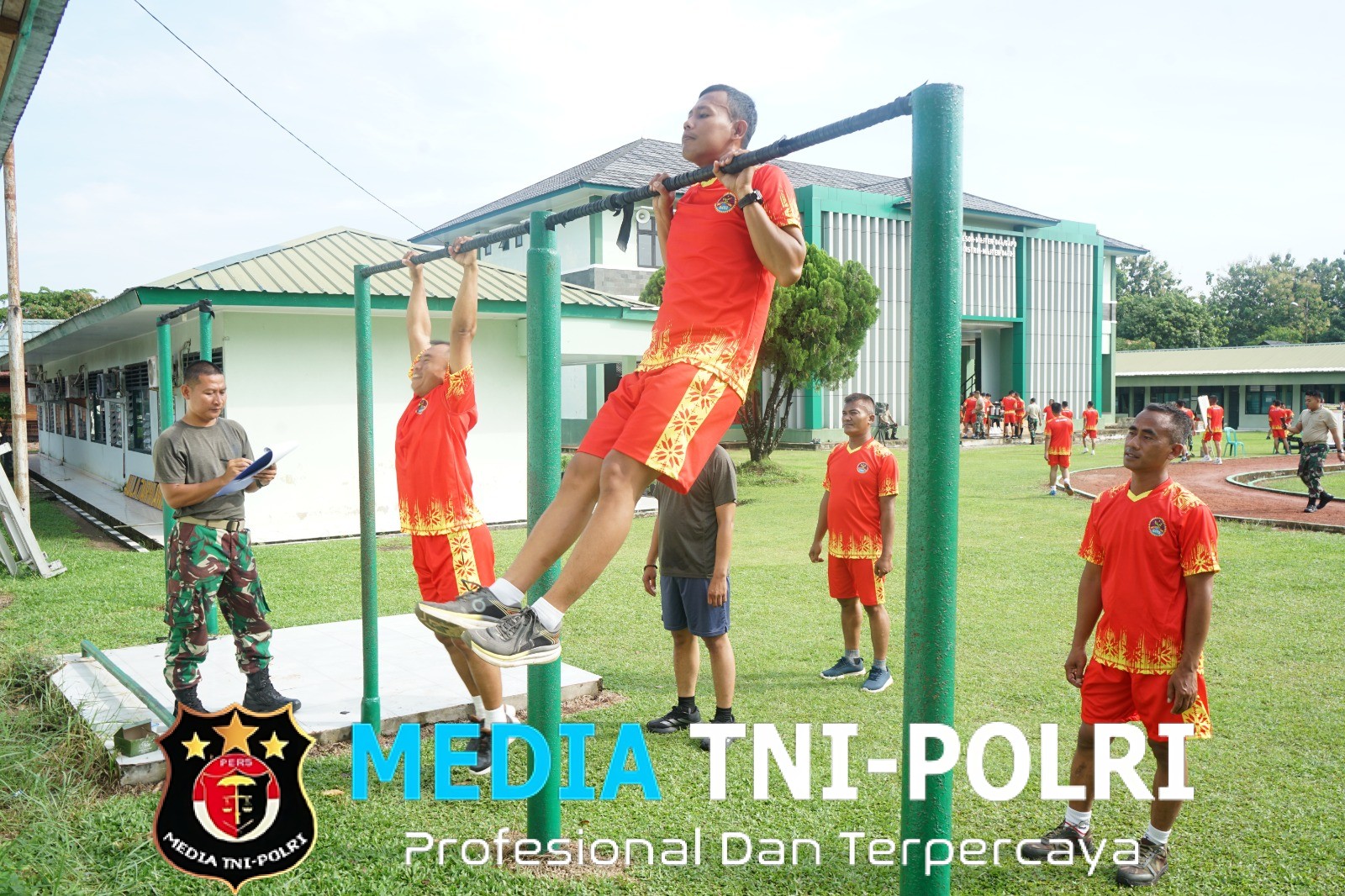 Kodim 0402/OKI-OI Gelar Kegiatan Kesegaran Jasmani (Garjas) Periodik Semester II