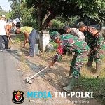 Kerja Bakti Babinsa Tanjungsari dan Warga Wujudkan Lingkungan Bersih Di Josenan