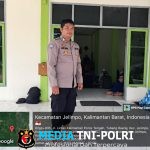 Pengamanan Sholat Jumat Oleh Polsek Ngabang di Dua Masjid yang Ada di Kecamatan Ngabang dan Kecamatan Jelimpo Terpantau Aman Kondusif