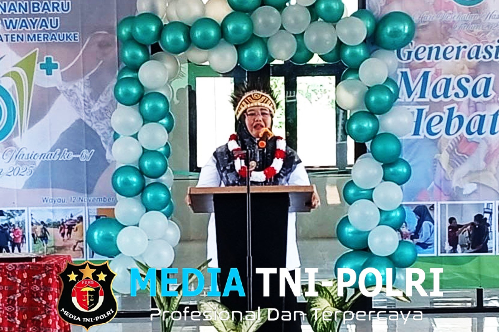 Babinsa Koramil 1707-02/Merauke Hadiri Peresmian Puskesmas Proto Taip di Kampung Wayau