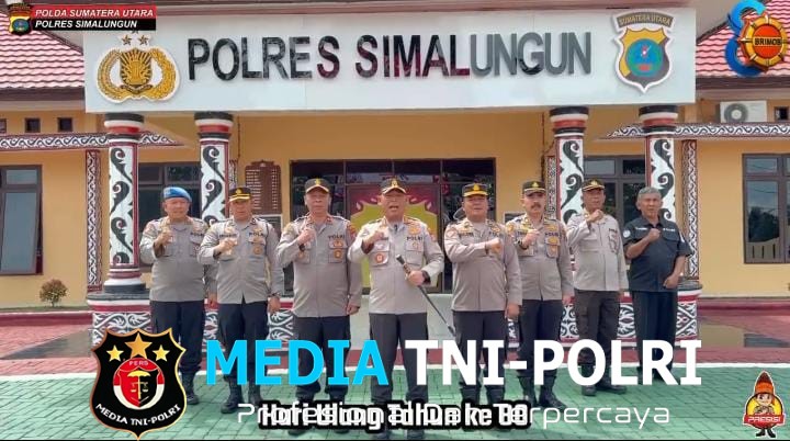 Kapolres Simalungun Ucapkan Selamat HUT ke-80 Korps Brimob Polri, Harap Personel Tetap Semangat Jaga Kemanusiaan dan Persatuan Bangsa