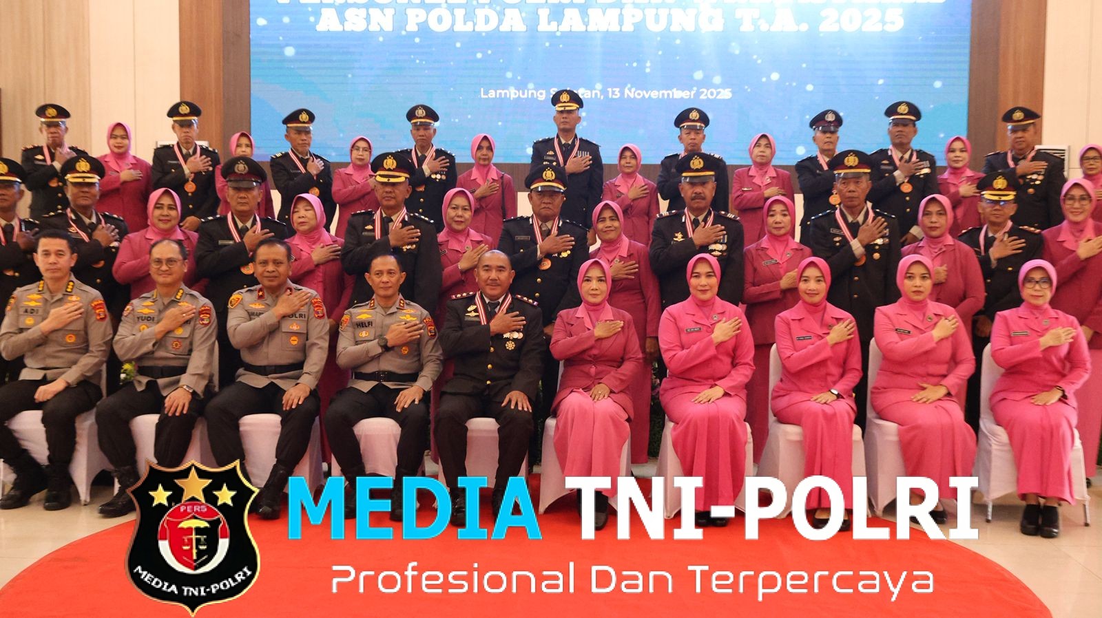 101 Personel Polri, Asn Polda Lampung Masuki Masa Purna Tugas, Kapolda “Pensiun Bukan Akhir Segalanya”