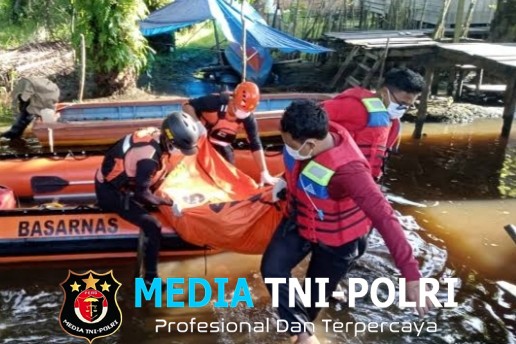 Tim SAR Gabungan Temukan Wanita yang Hilang di Sungai Seluluk Kobar