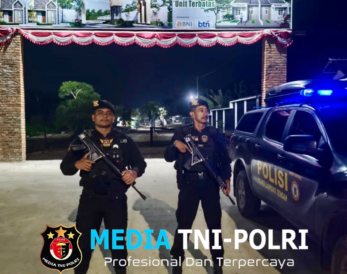 Ciptakan Sitkamtibmas Aman Kondusif, Polres Lampung Tengah Intensifkan Patroli KRYD