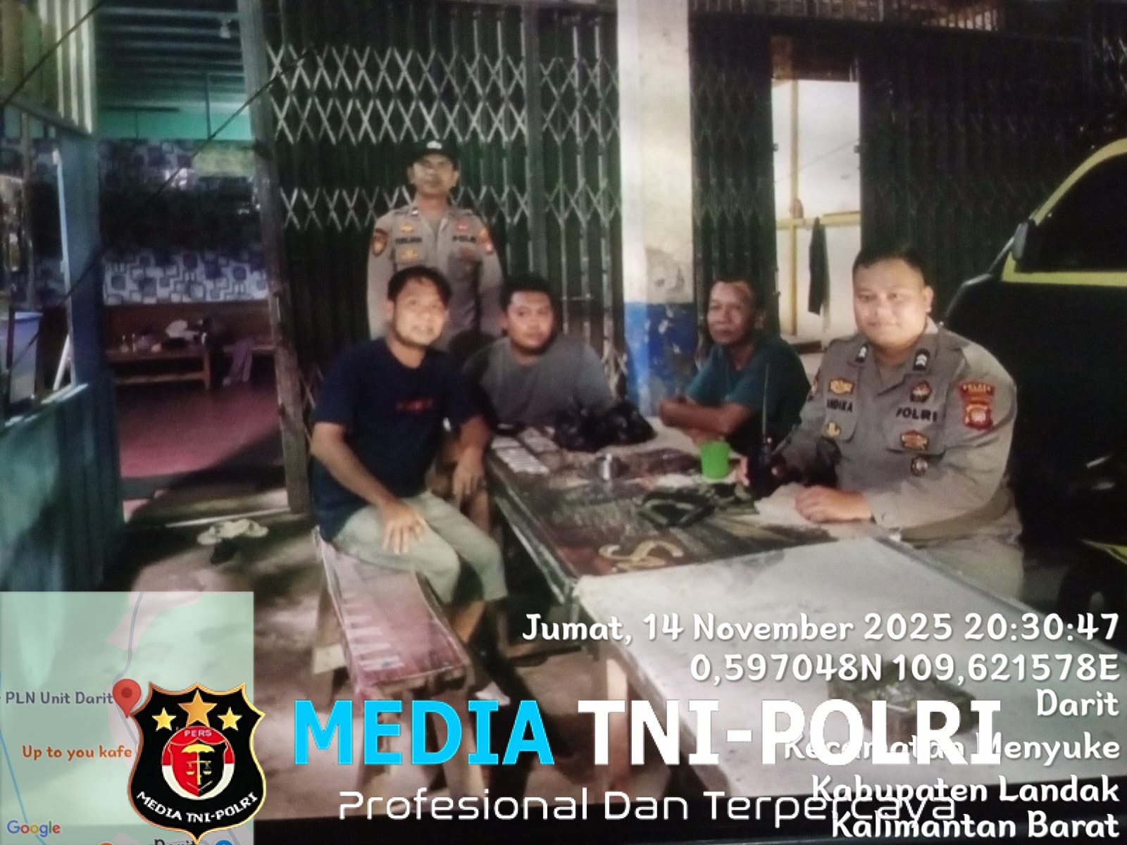 Samapta Polsek Menyuke Rutin Laksanakan Patroli Malam