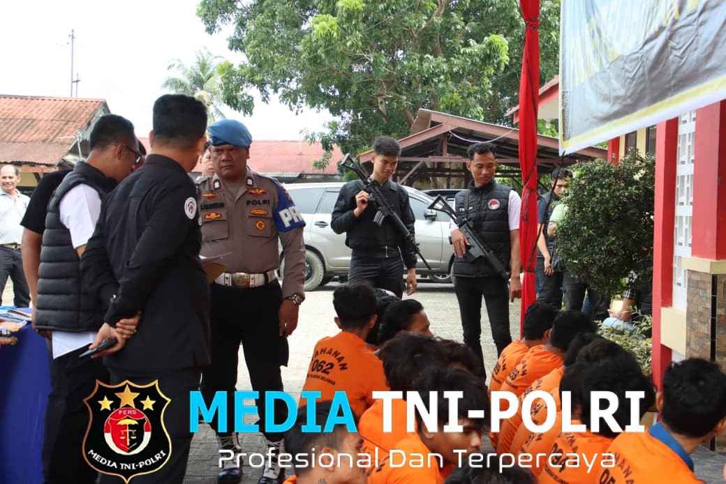 Polres Pelabuhan Belawan Tangkap 48 Pelaku Kejahatan Jalanan dalam Kurun Waktu Satu Bulan